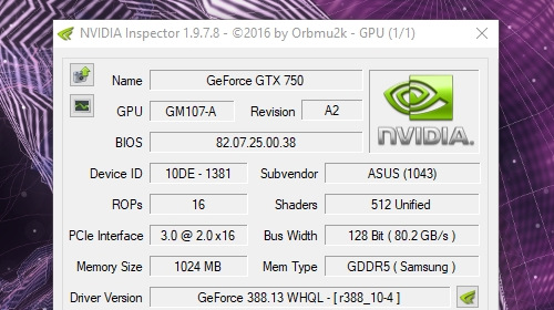 NVIDIA Inspector     