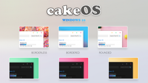 cakeOS Suite — привлекательный набор для оформления рабочего стола