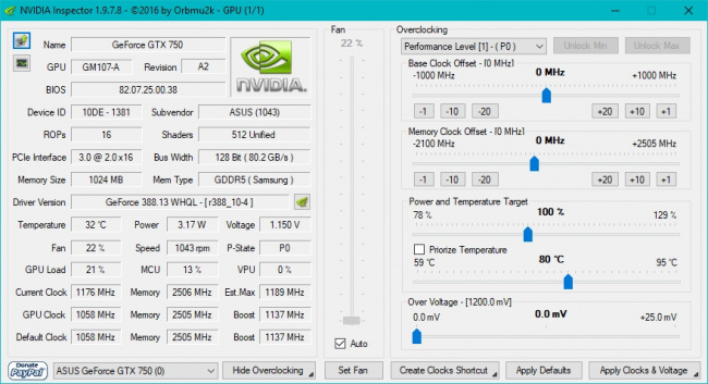 NVIDIA Inspector     