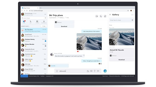 Новый Skype тестируется в веб-версии и возвращается в системный трей Windows 10