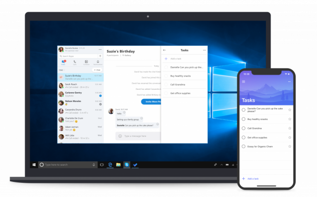 Microsoft To-Do поселится в Skype и Outlook.com