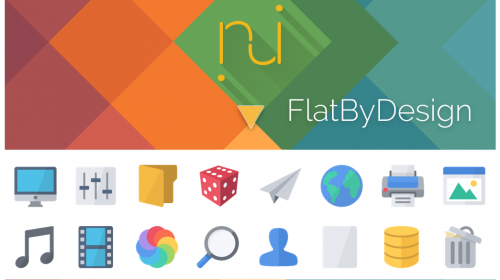 FlatByDesign — плоские системные иконки