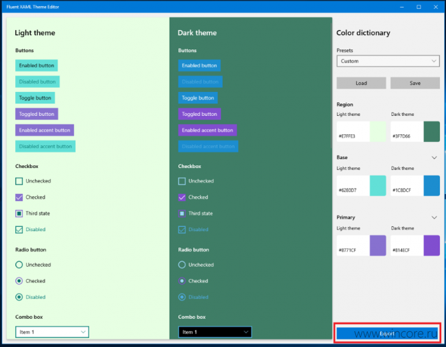 Microsoft      Fluent XAML