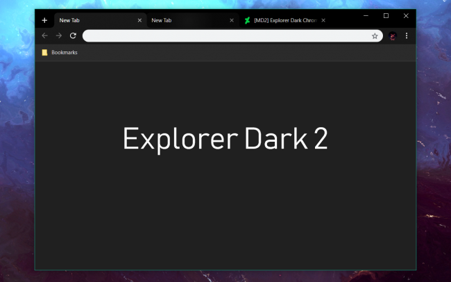 Explorer Dark 2   Chrome     