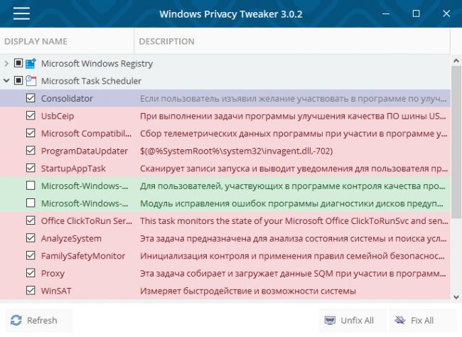 Windows Privacy Tweaker    