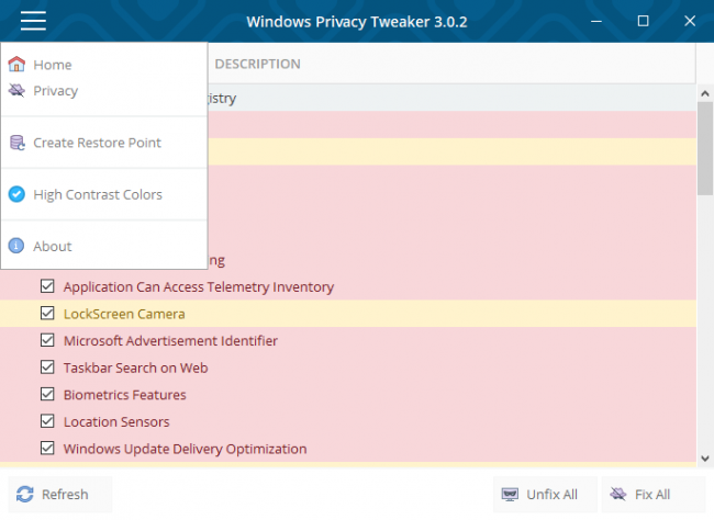 Windows Privacy Tweaker    