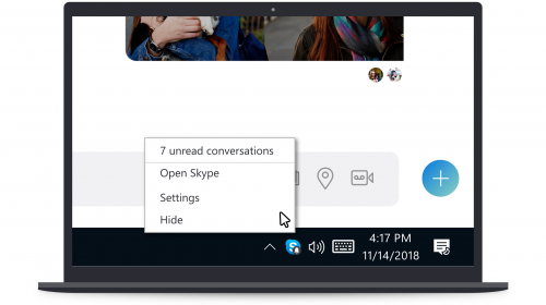 В Skype появился новый статус присутствия