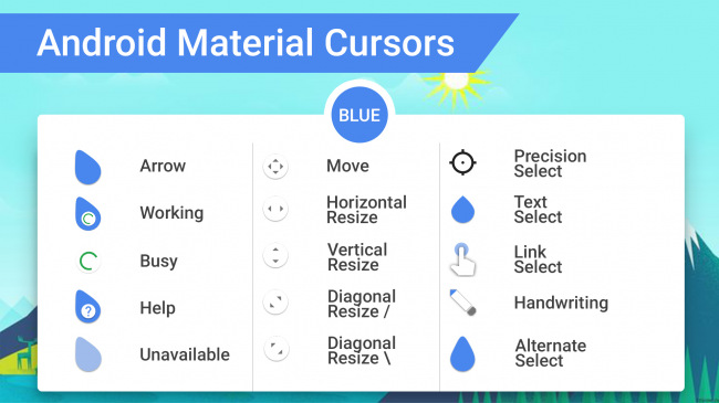 Android Material Cursors    