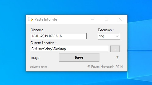 Paste Into File — из буфера в файл