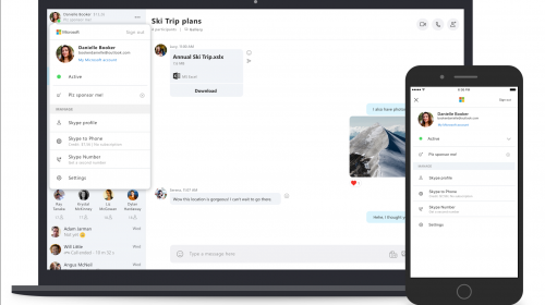 В Skype тестируется новое меню быстрого доступа