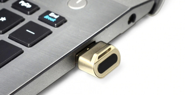 SANWOOD Fingerprint USB Dongle — брелок со сканером отпечатка пальца