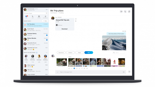 В Skype появятся новые эмотиконы и улучшенный мобильный интерфейс
