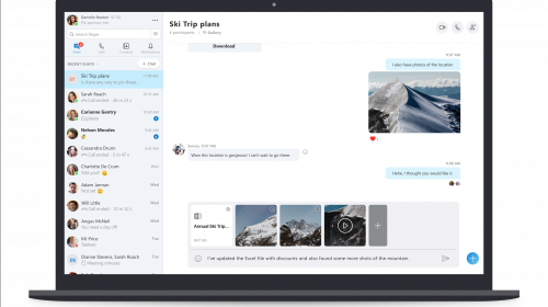 В Skype появился предпросмотр файлов
