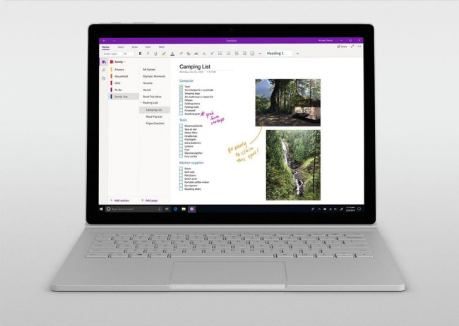 OneNote улучшили навигацию и поиск