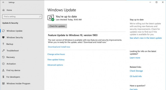 Microsoft   Windows 10 May 2019 Update