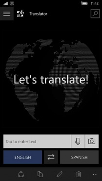 Windows 10 Mobile   Microsoft Translator