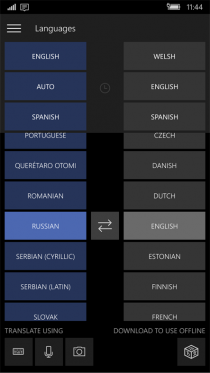 Windows 10 Mobile   Microsoft Translator