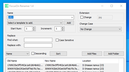 FocusOn Renamer     