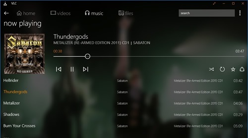 ���������� ���������� VLC ��� Windows 8.1, 10 � Windows Phone