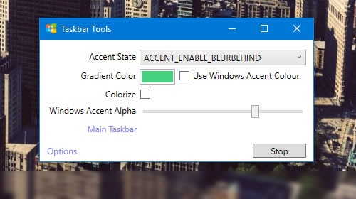 TaskbarTools � �������� ����� � ������������ ������ �����
