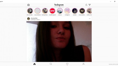 Instagram ��� Windows 10 ������� ��������� ���-�����