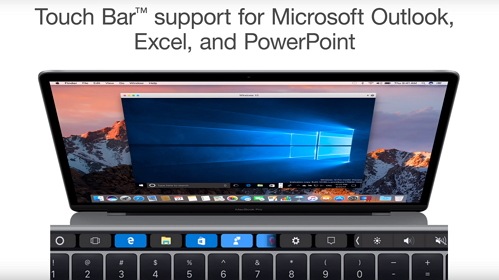 � Parallels Desktop 13 ��������� ��������� Touch Bar � ������ ����� ��� Windows 10