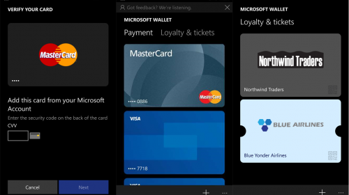 Microsoft ���������� �� ���������� Wallet