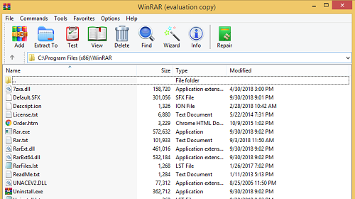 � WinRAR ����� ��������� ����������